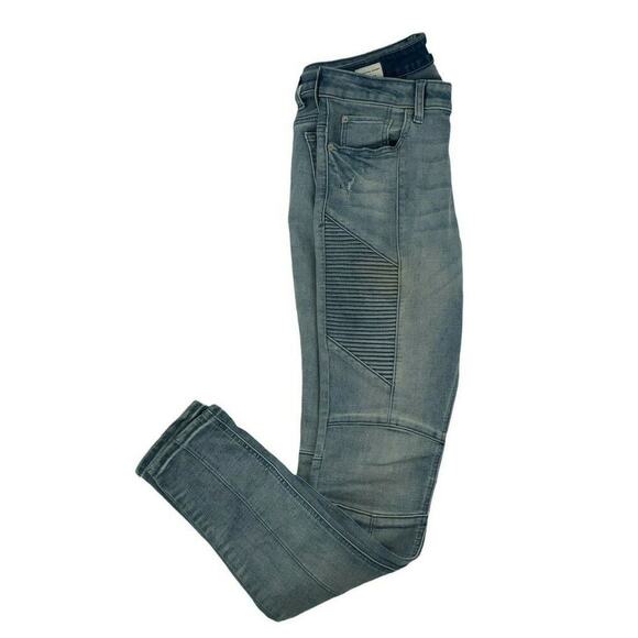 Pacsun Los Angeles Jeans Men Size 30X32 Stacked Skinny Stretch Pocket Blue Denim - Picture 7 of 12